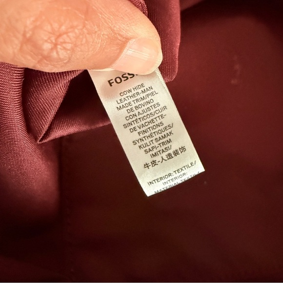 Fossil Rachel Leather Tote with Zipper - Picture 5 of 8